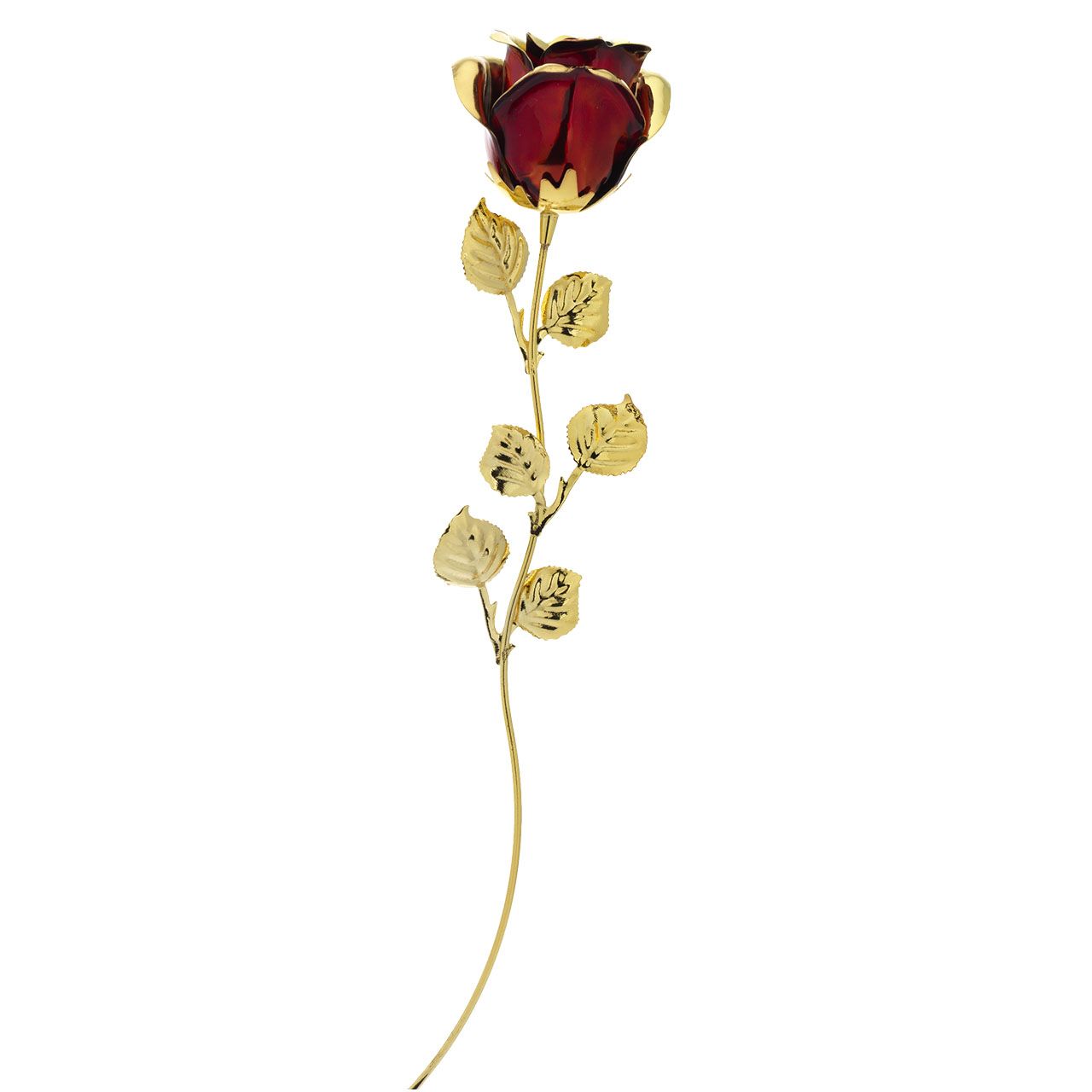 10X ROSE CM 33 - DORATA ROSSA (SENZA CONFEZIONE)